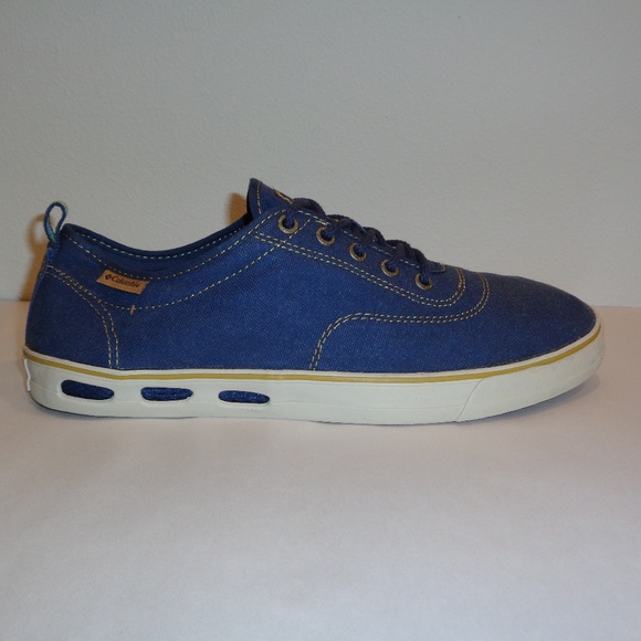 Columbia Other - Columbia VULC N VENT Blue Canvas Sneakers